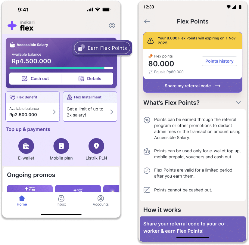 Cara Mengakses Flex Points
