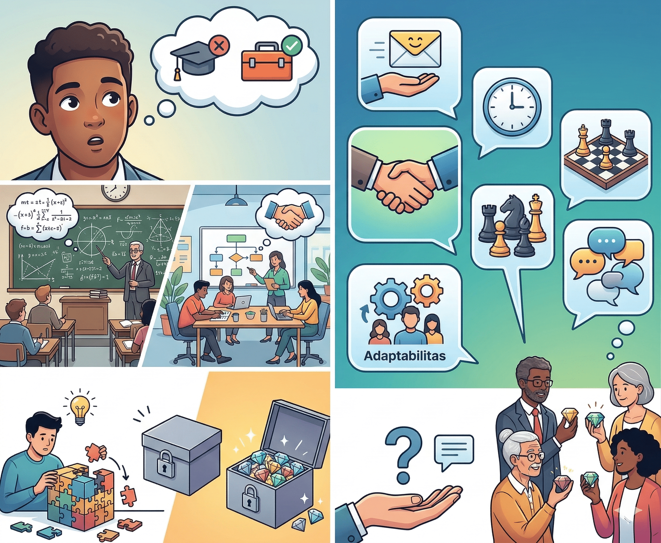 Ilustrasi dunia kerja